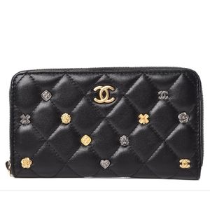 Chanel Lucky Charms Zip Around Wallet